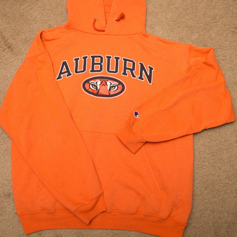 Orange Auburn University Hoodie